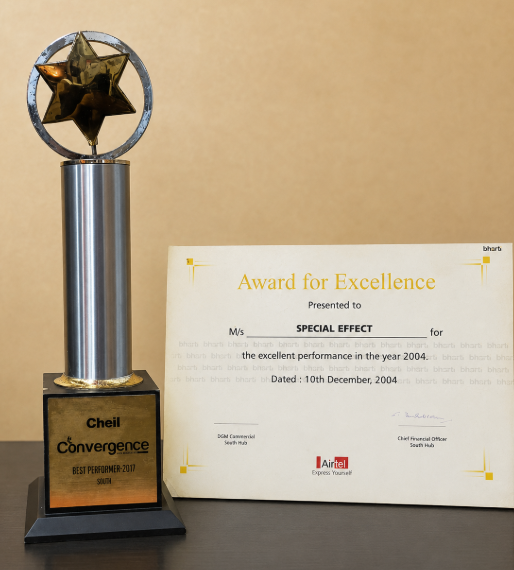 Award for Excellence presented to Special Effect